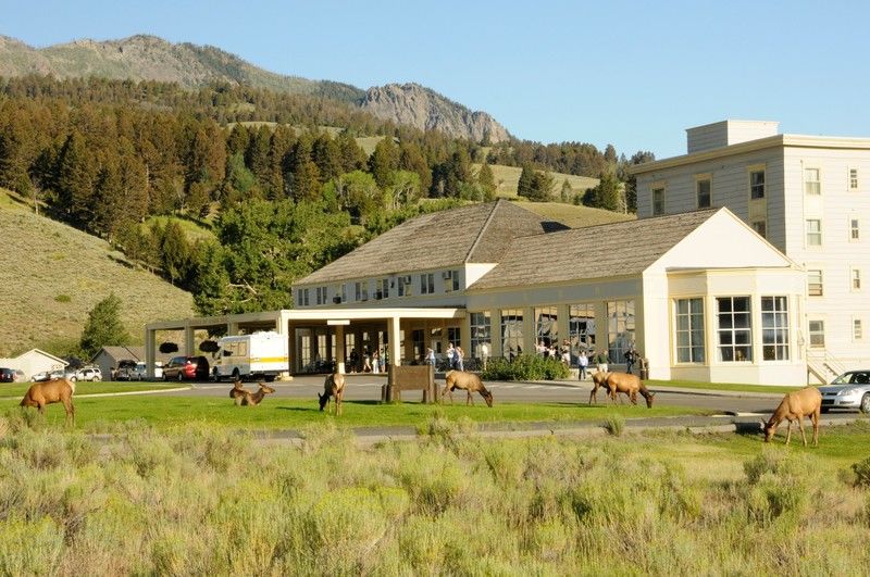 Mammoth Hot Springs Hotell Eksteriør bilde